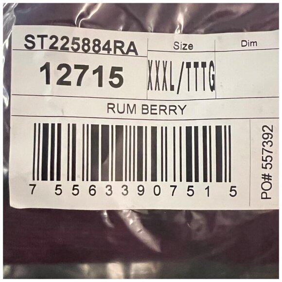 Tommy Bahama Mens Berry Blue Reversible Half Zip Knit Pullover Plus Sz XXXL New - Picture 9 of 12